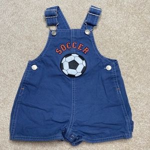 5/$25! Circo blue soccer overalls size 6 months